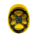 casco starline ventilado 1470 AL amarillo interior
